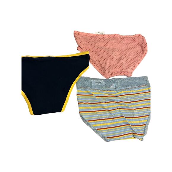 3 NWT NoBo Multi-Color Hipster Panties Lot Size Large‎ (11-13) Lace/Cotton - Picture 6 of 8